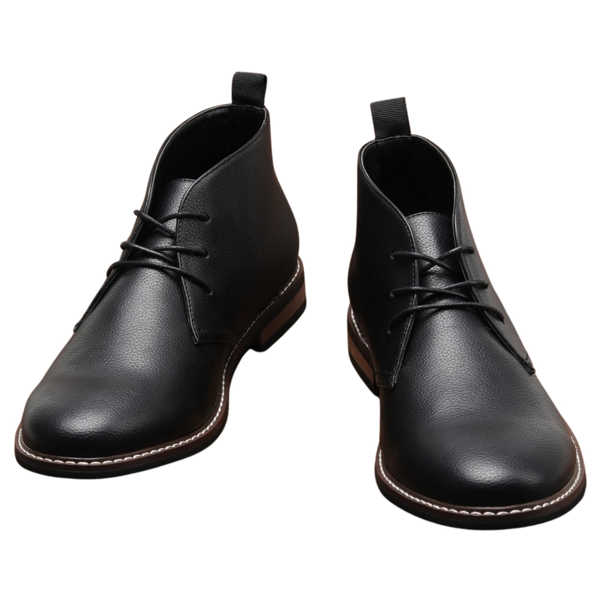 ALEX | Men’s Retro Black Ankle Boots