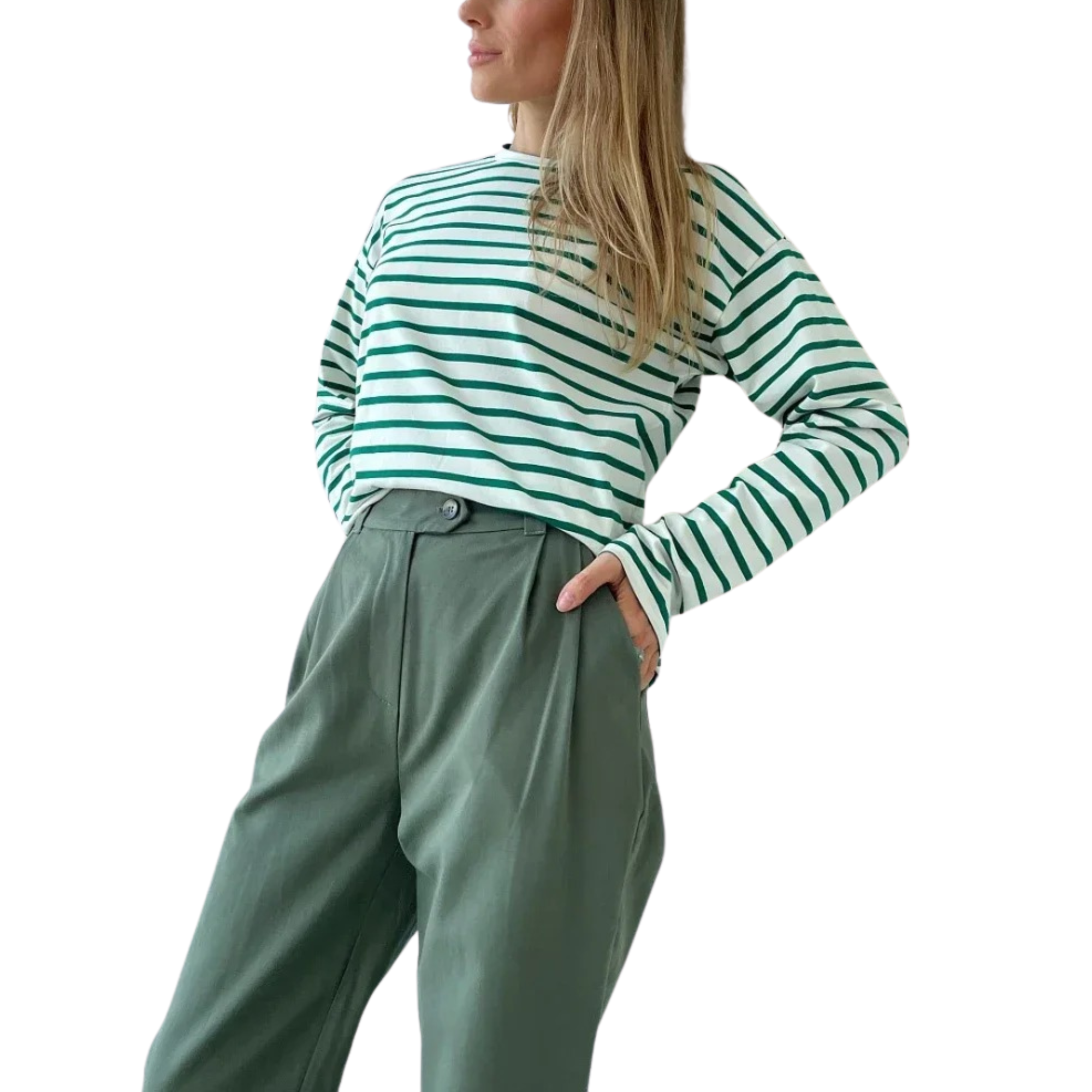 GREEN-Women’s-Striped-Long-Sleeve-T-Shirt.JPG