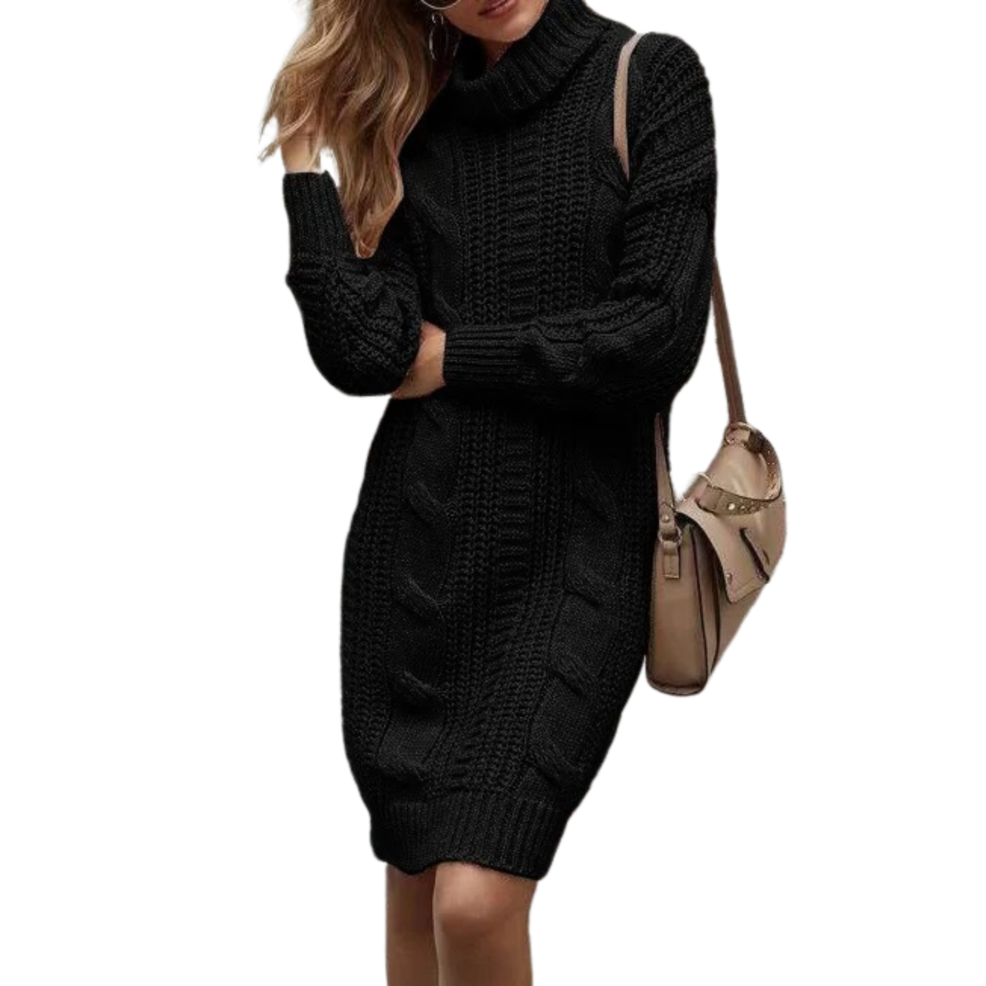 BLACK-women-Turtleneck-Knitted-Sweater-Dress.JPG