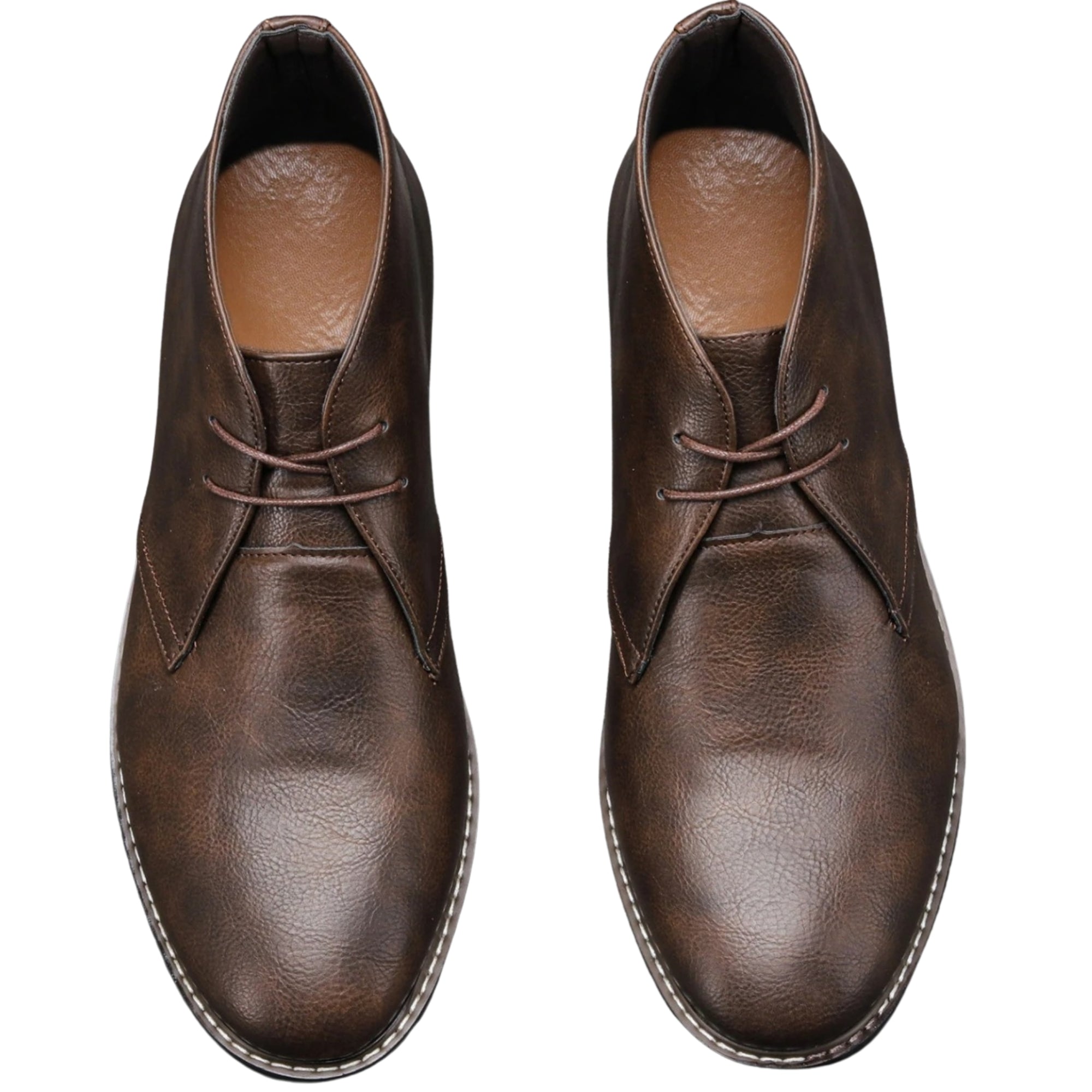 MONI | Brown Retro Ankle Boots For Men