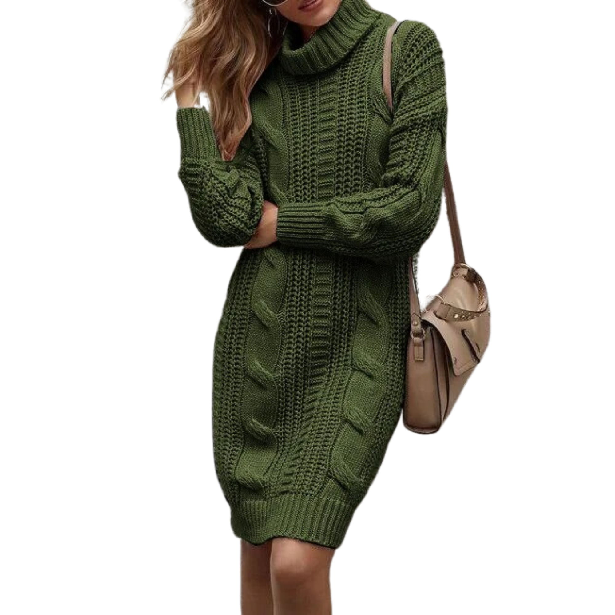 GREEN-women-Turtleneck-Knitted-Sweater-Dress.JPG