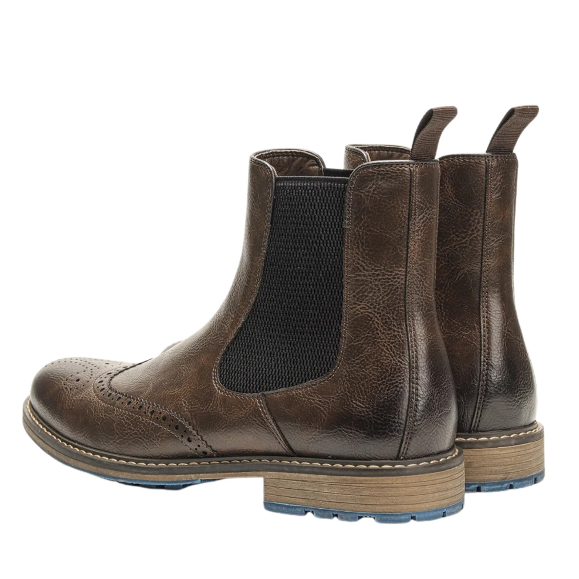 RONEY | Men’s Chelsea High Neck Brown Boots