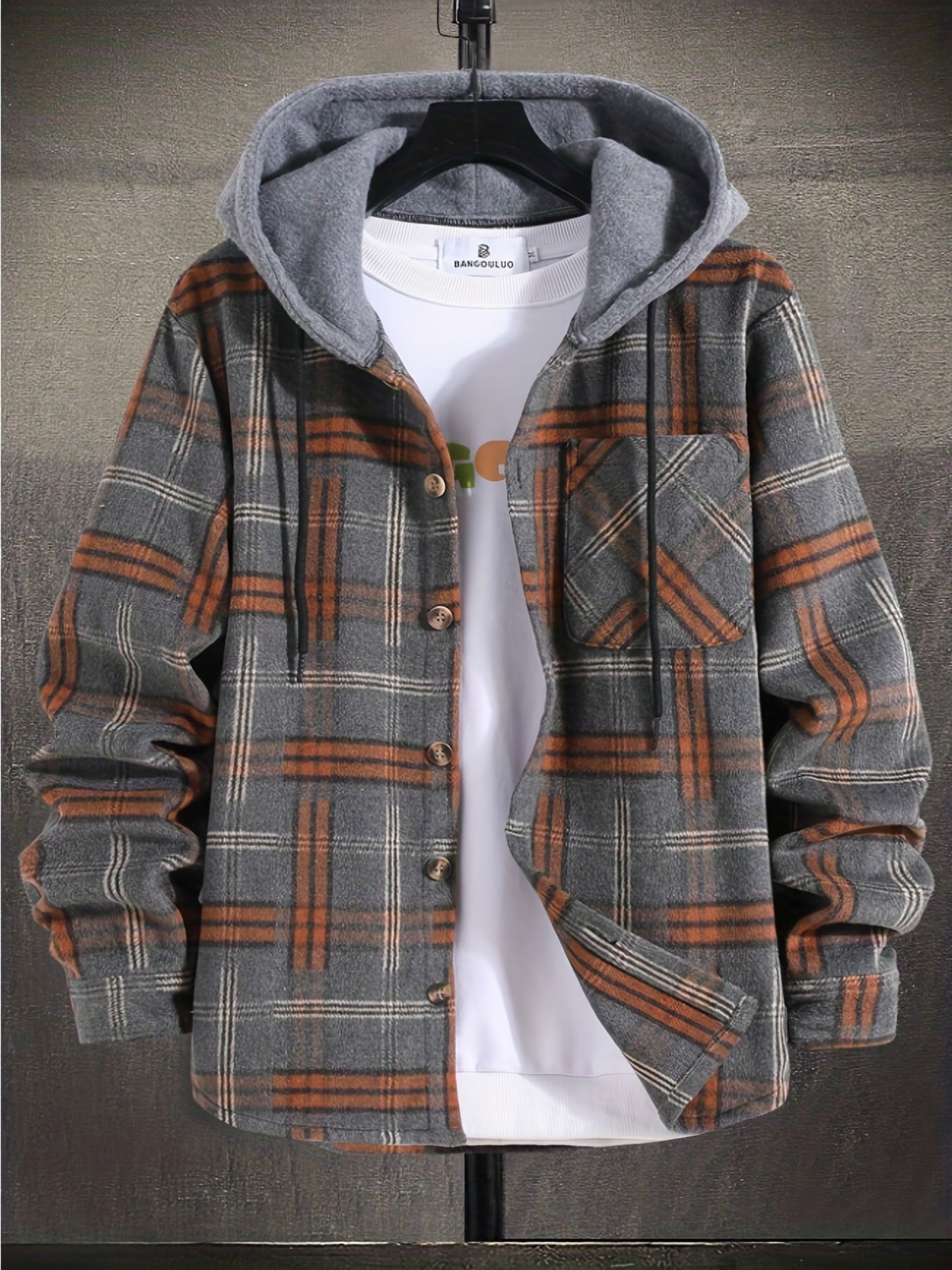 Dark grey-Eiroy-Men's-Plaid-Long-Sleeve-Hooded-Jacket.jpg