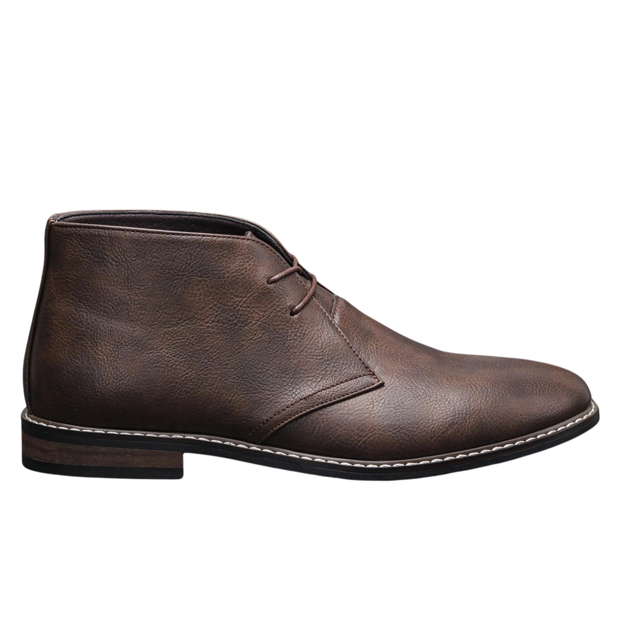 MONI | Brown Retro Ankle Boots For Men