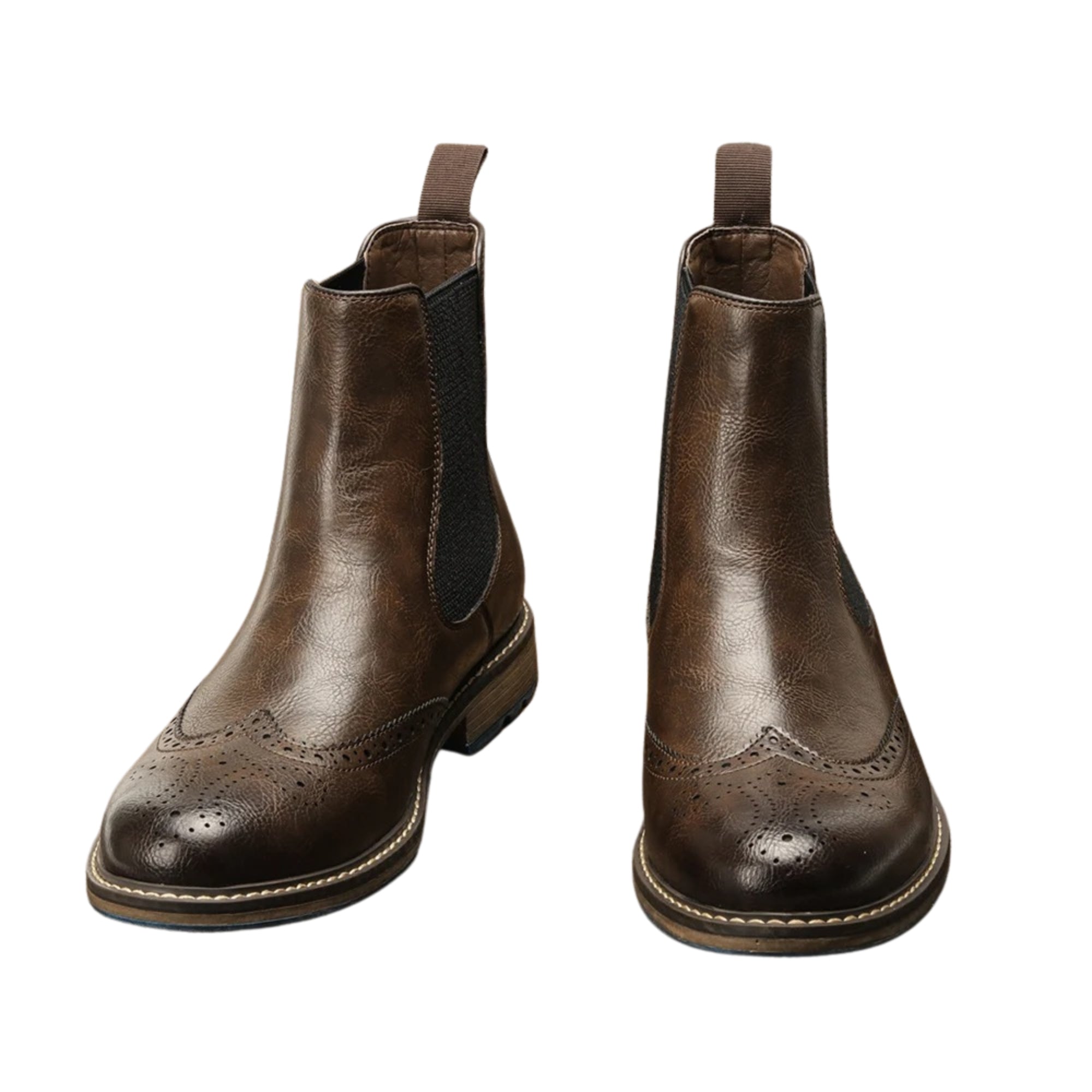 RONEY | Men’s Chelsea High Neck Brown Boots