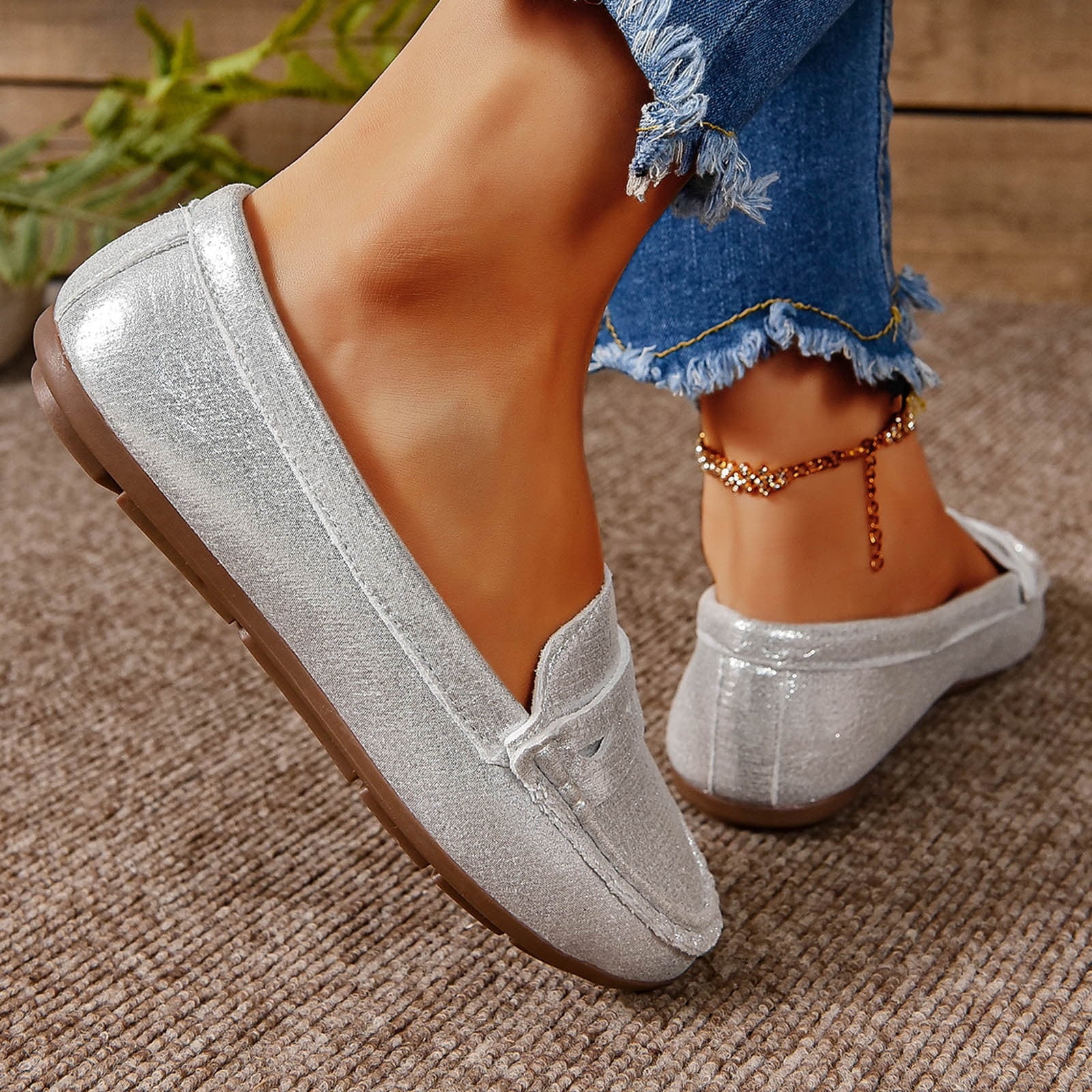 SARA | Classic Slip-On Soft Moccasins For Women