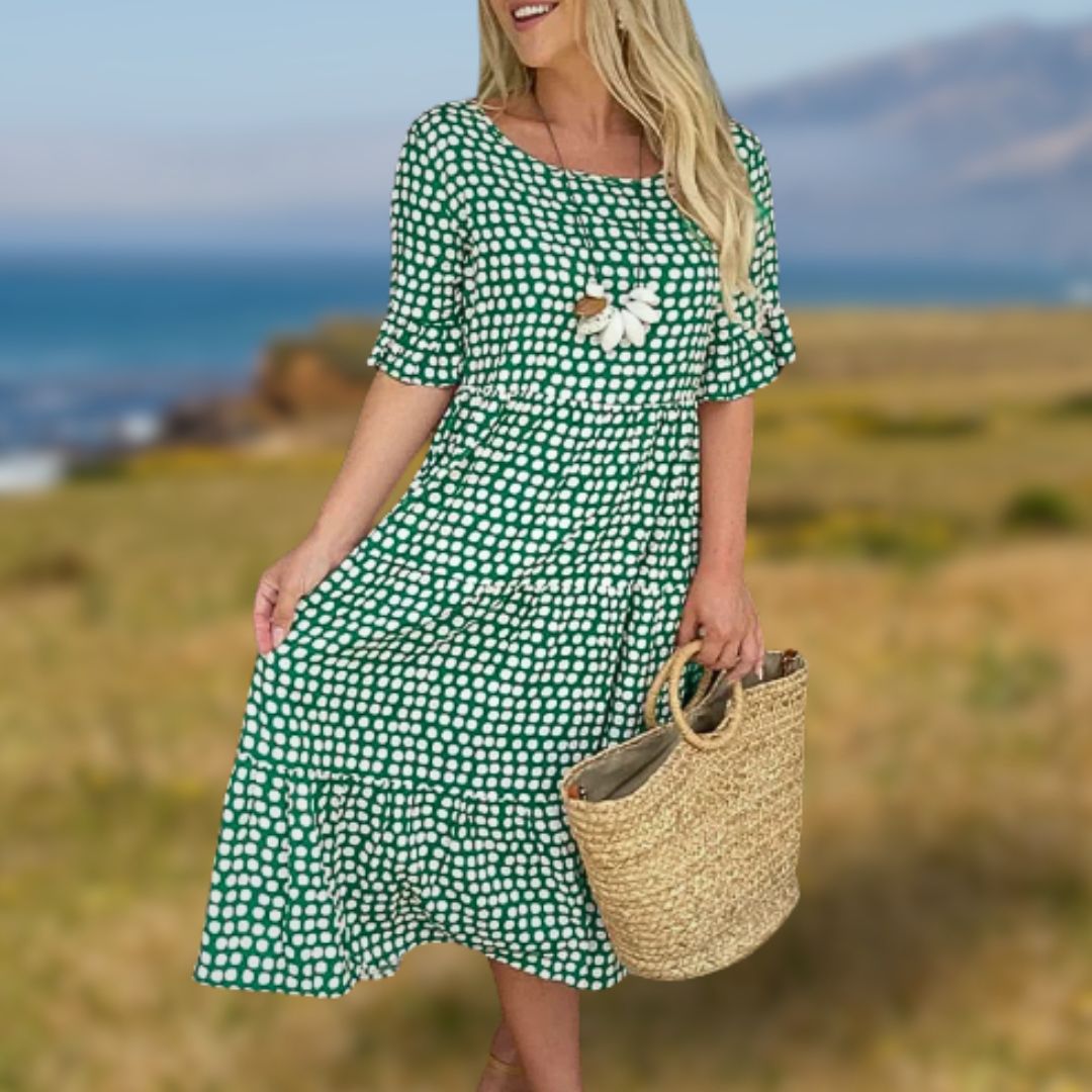 women-green-Breezy-Dots-Summer-Dress.jpg