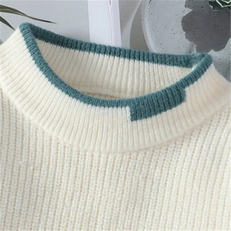 GEORGE | Men’s Mock Neck Knitted Sweater