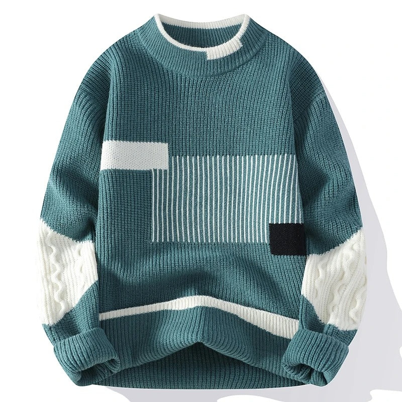grey-Men’s-Mock-Neck-Knitted-Sweater.jpg