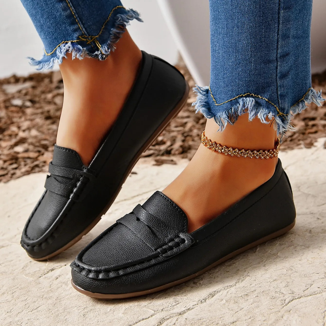 SARA | Classic Slip-On Soft Moccasins For Women