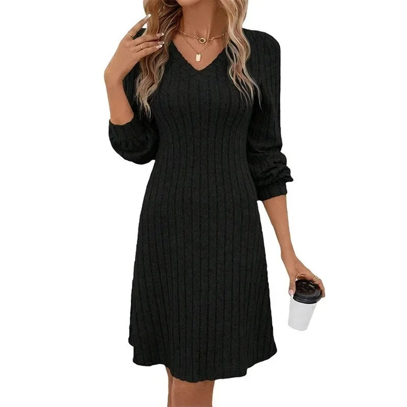 BLACK-women-Ribbed-Knitted-Mini-Dress.JPG