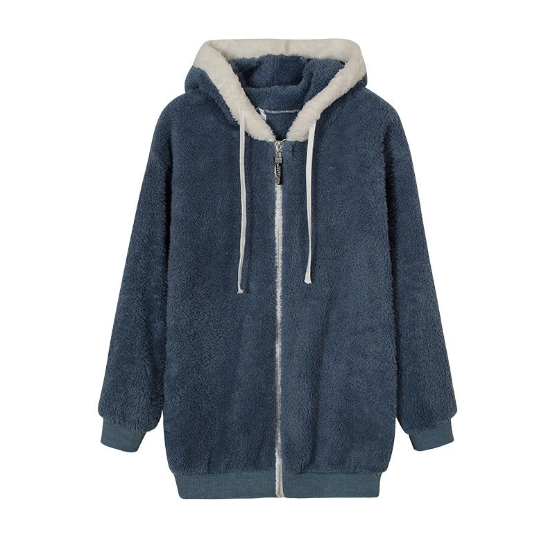 BLUE-women-Plush-Zipper-Hooded-Jacket.JPG