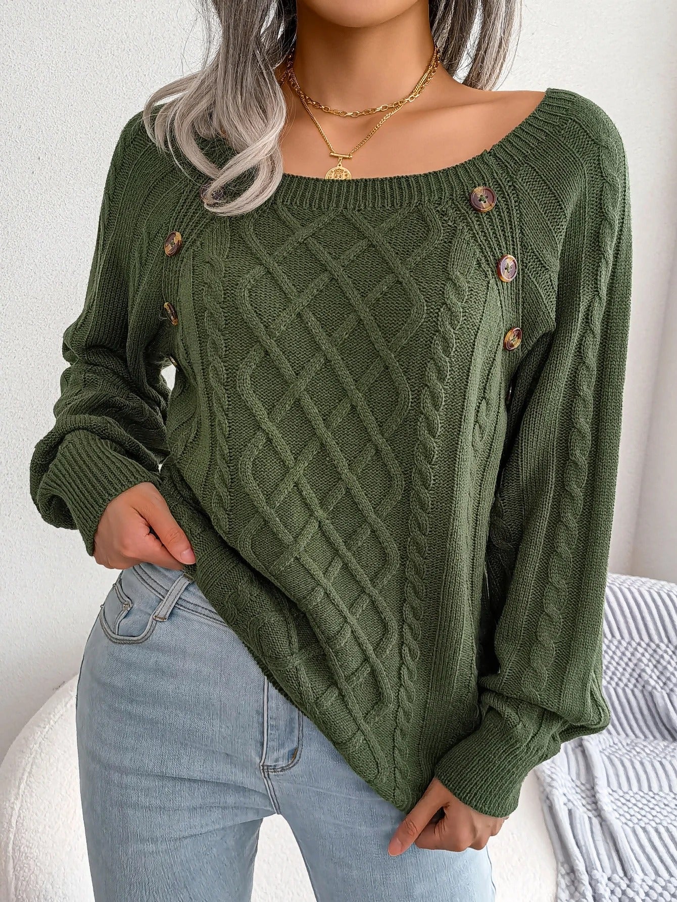 WOMEN-armygreen-Elegant-Square-Neck-Knitted-Sweater.jpg