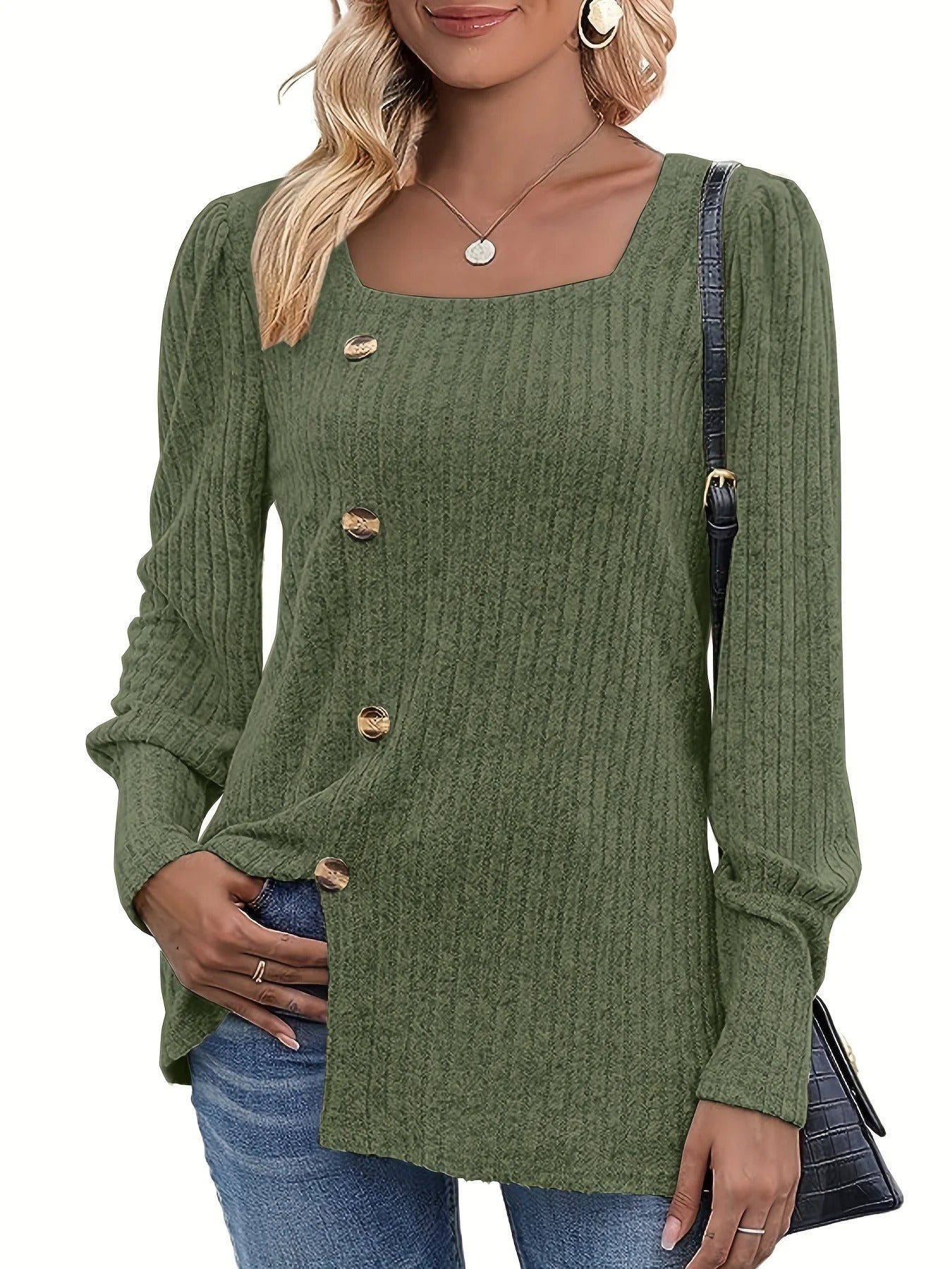 WOMEN-green-Solid-Square-Neck-Ribbed-Knitted-Sweater.jpg