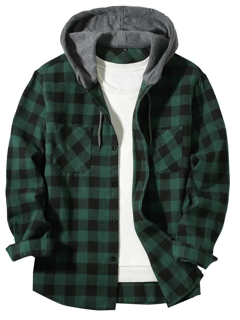 green-Men’s-Slim-Fit-Hooded-Plaid-Shirt.jpg