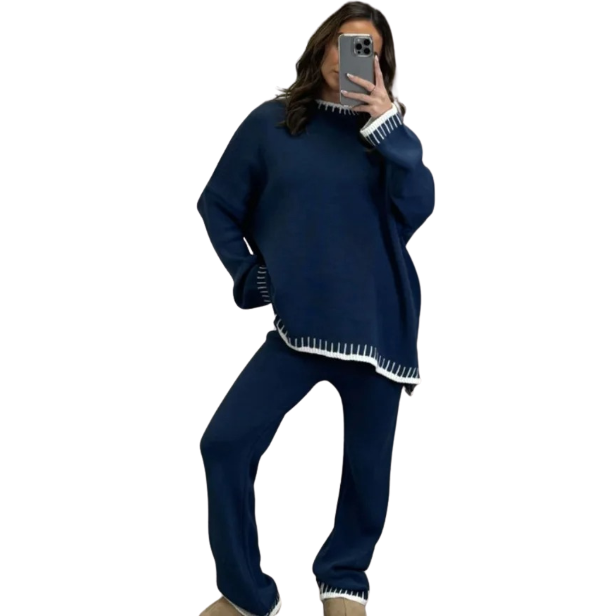 BLUE-women-Casual-Two-Piece-Set.JPG