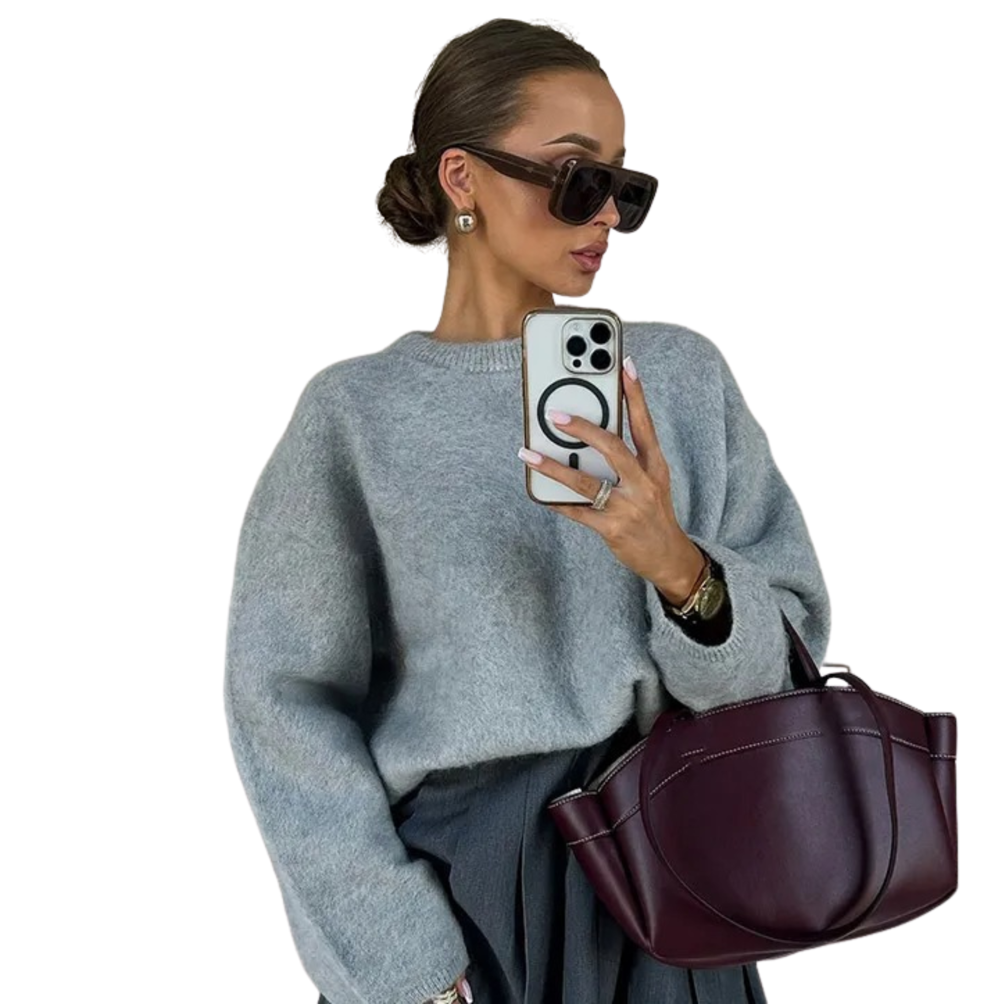 GREY-Solid-Color-O-Neck-Knitted-Sweater-women.JPG