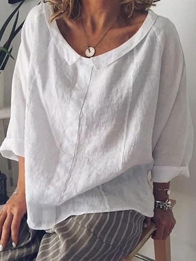 CLAIR | Round Neck Loose Top