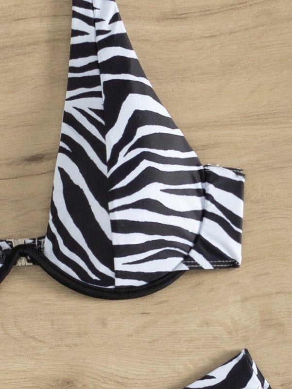 Wild Zebra Print Bikini