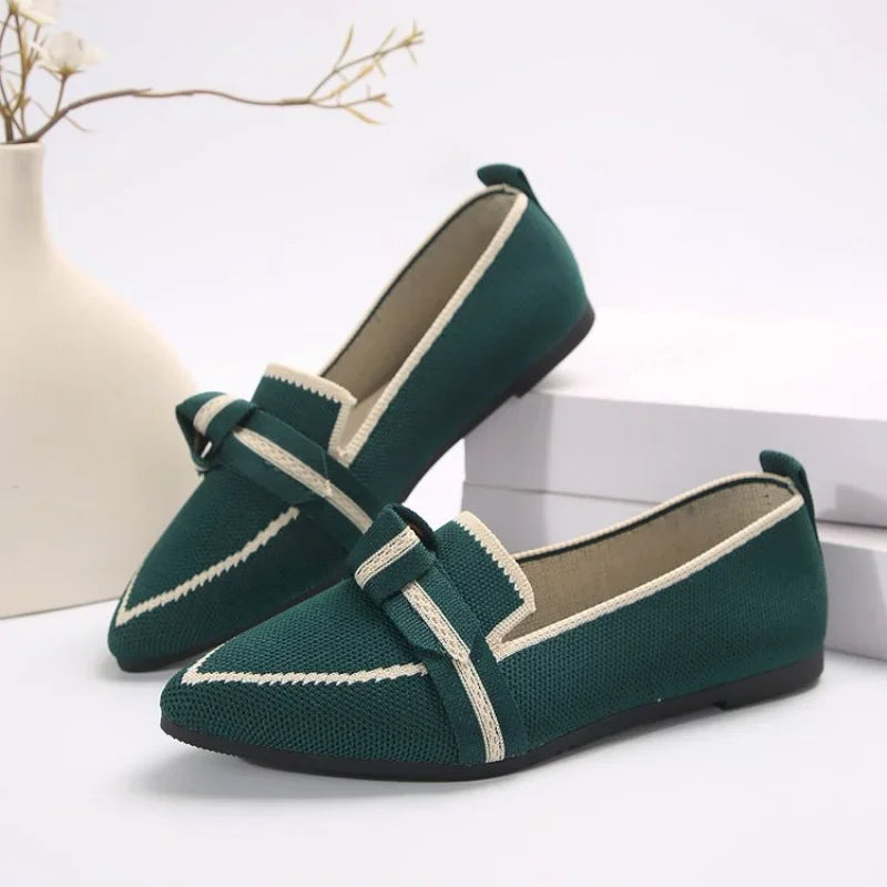 women-army green-KnitChic-Bow-Flats.jpg