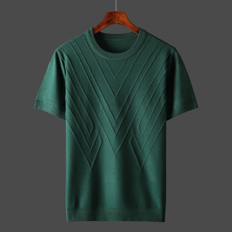HENRY | Slim Fit Knit T-Shirt