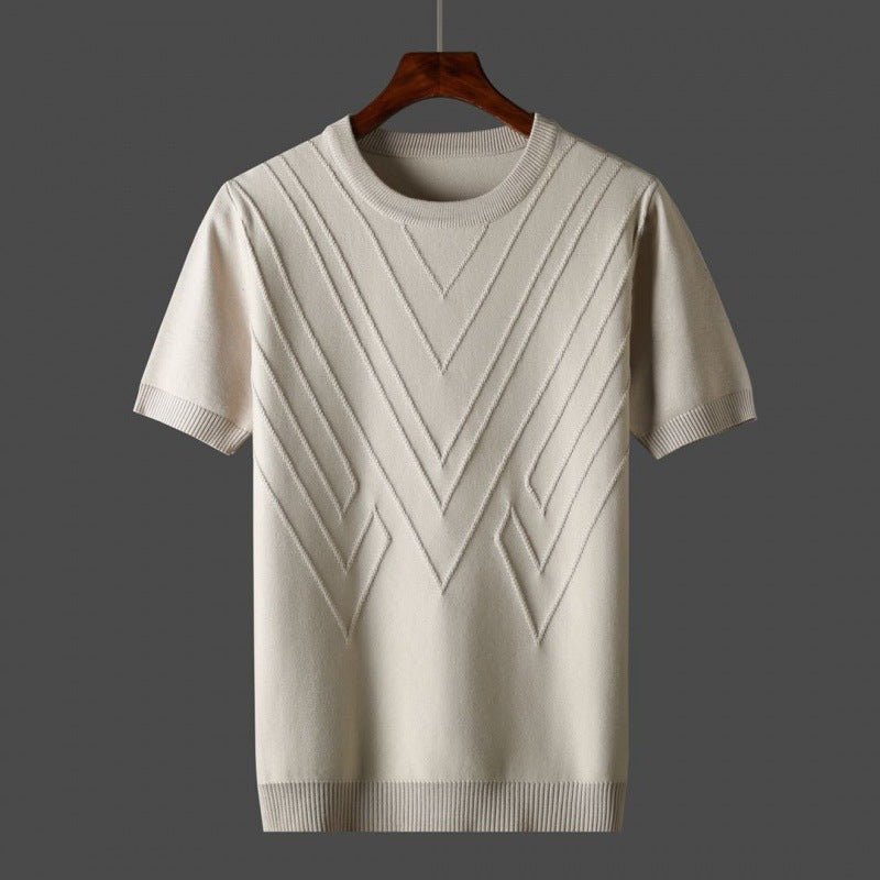 HENRY | Slim Fit Knit T-Shirt