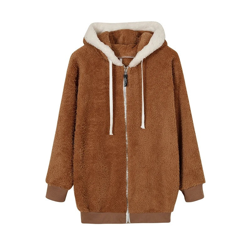 KHAKI-women-Plush-Zipper-Hooded-Jacket.JPG
